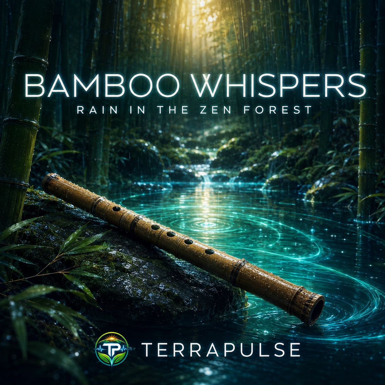 Bamboo Whispers – Rain in the Zen Forest — TerraPulse Cover