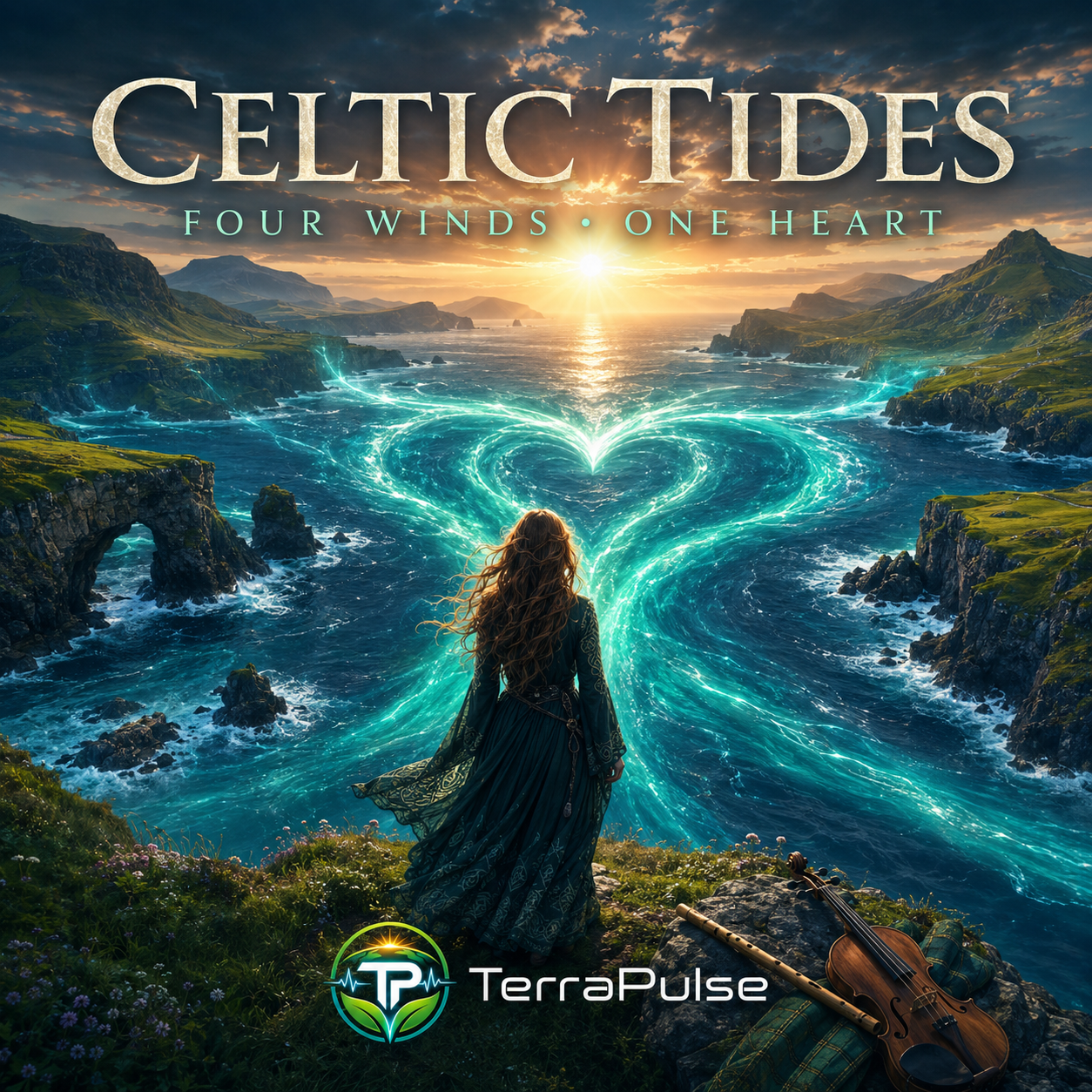 Celtic Tides – Four Winds, One Heart — TerraPulse Cover