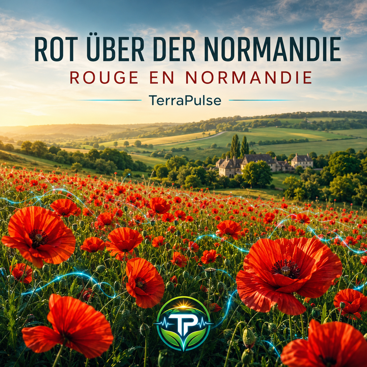 Rot über der Normandie — TerraPulse Cover