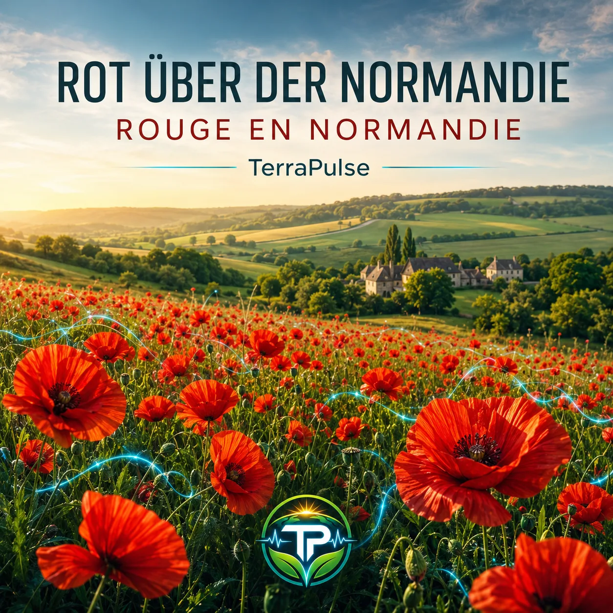 Rot über der Normandie — TerraPulse Cover